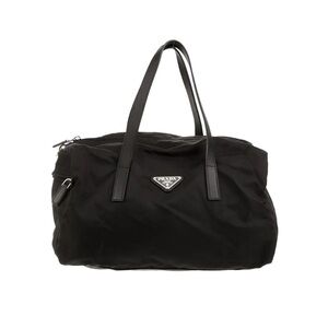 Prada Vela Nylon Top Handle Bag
